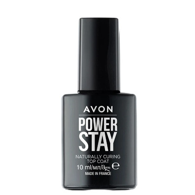 Avon Power Stay Naturally Curing Top Coat Supertrwały żelowy lakier nawierzchniowy - 10ml 