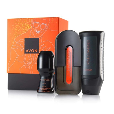 Avon Full Speed Aftershave Gift Set Zestaw dla Niego na prezent